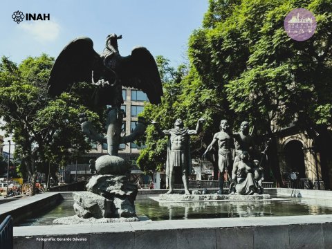 Cuauhtémoc: el último vuelo del águila. Centro Histórico, Ciudad de México