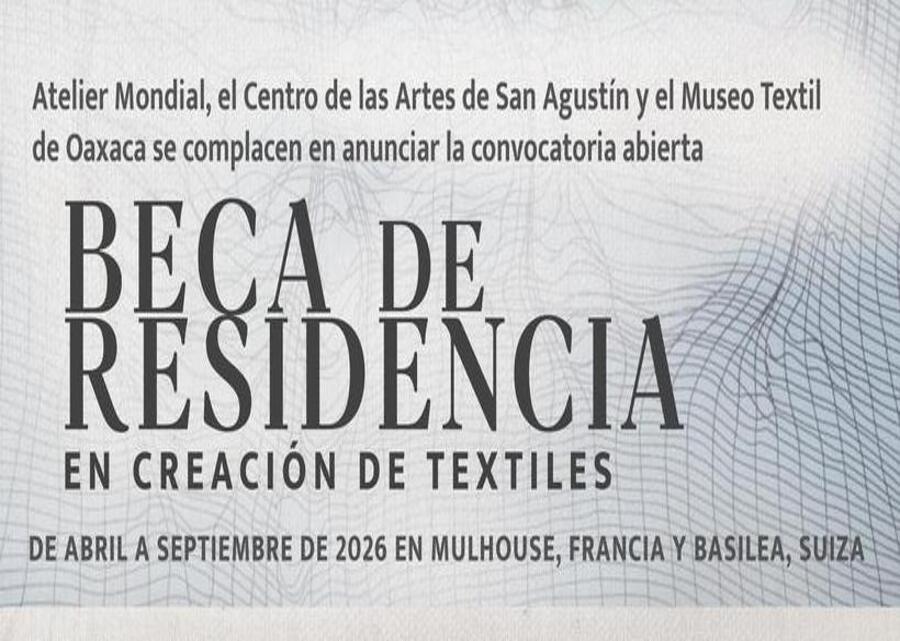Beca de residencia en creación de textiles