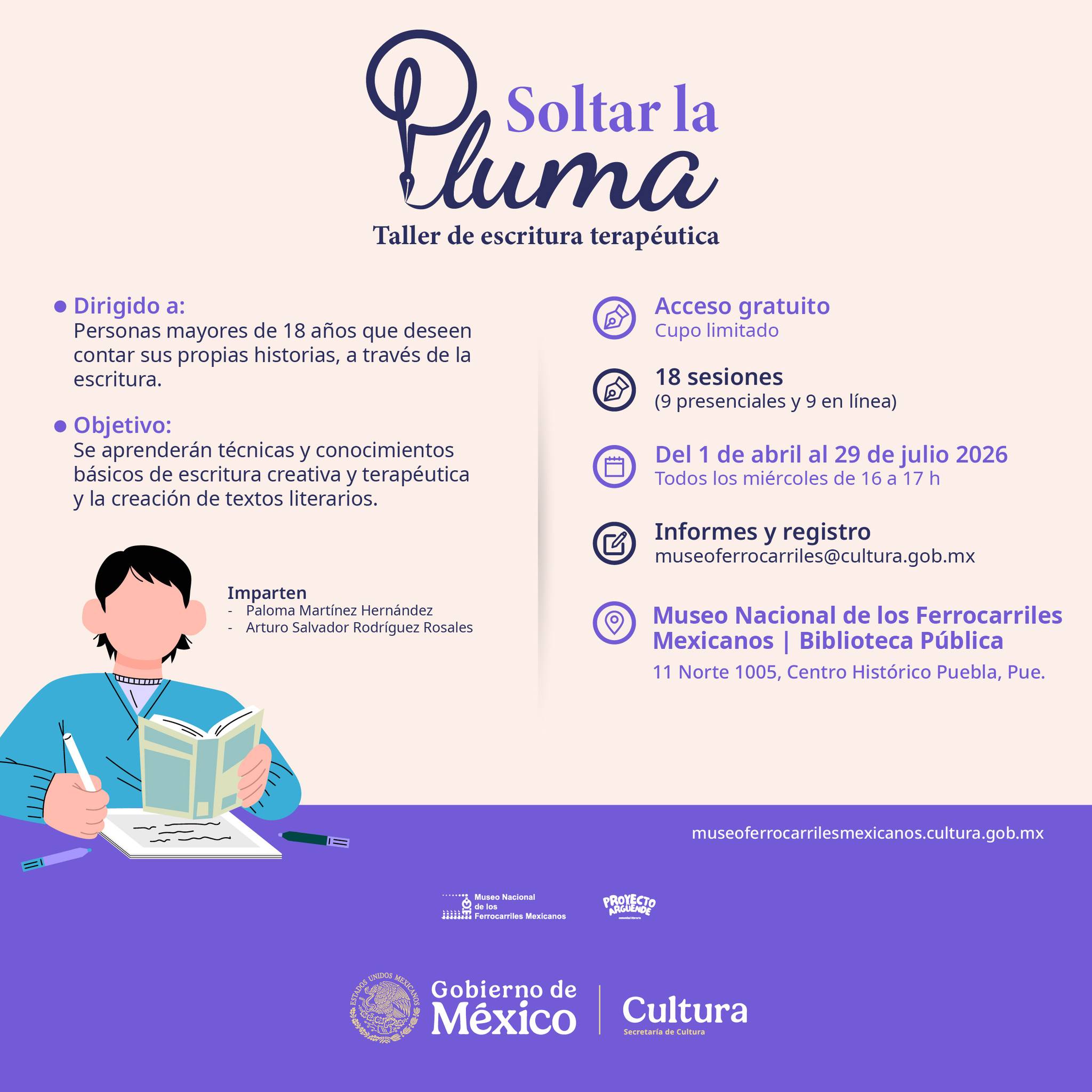 Taller “Soltar la pluma”
