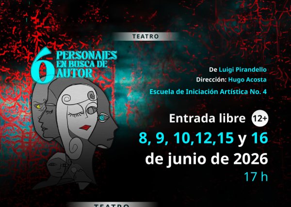 Convocatoria 6 personajes en busca de autor
