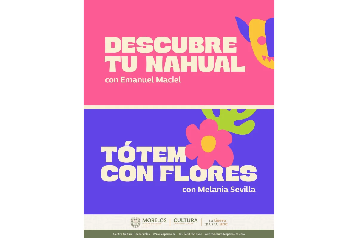 Talleres Escena 360 para las infancias: Tótem con flores