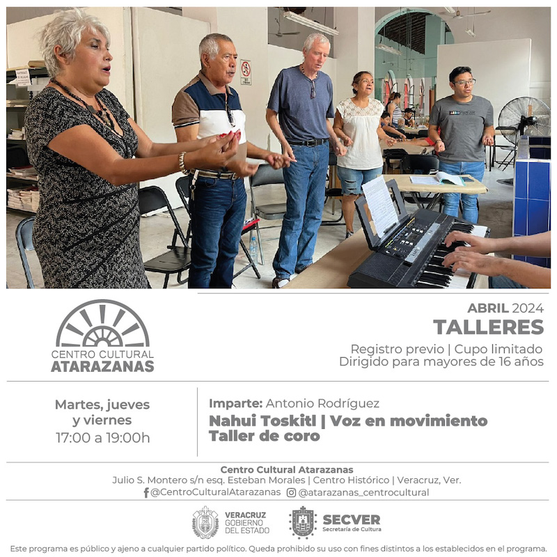 Taller de coro: Nahui Tosktitl | Voz en movimiento
