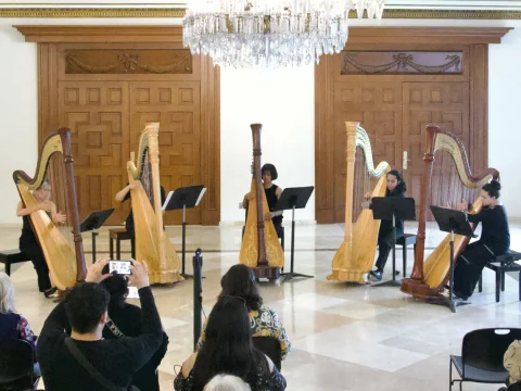 Ensamble de arpas | Complejo Cultural Los Pinos
