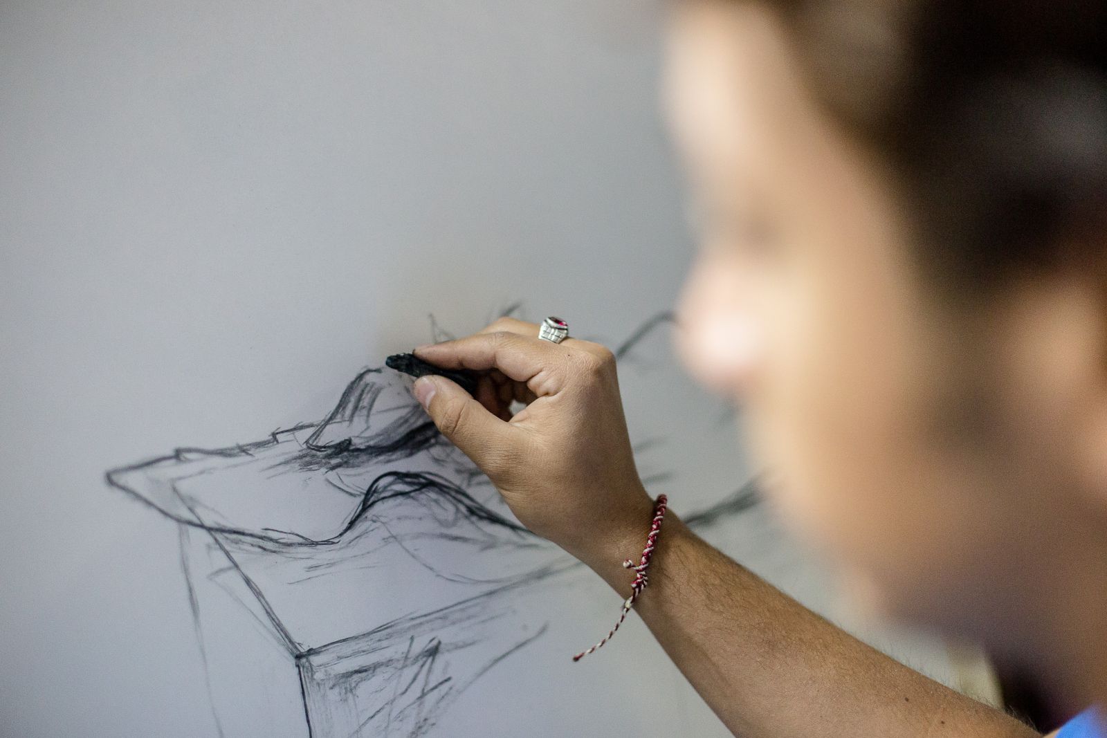 Exposición plástica del área de artes visuales