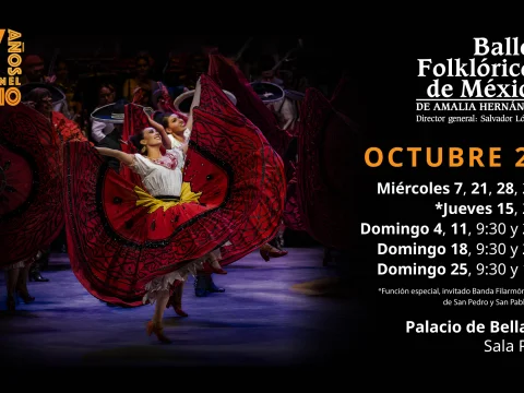 Ballet Folklórico de México de Amalia Hernández con Banda Filarmónica Municipal de San Pedro y San Pablo Mixe OCTUBRE
