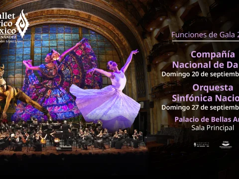 Ballet Folklórico de México de Amalia Hernández con la Orquesta Sinfónica Nacional SEPTIEMBRE