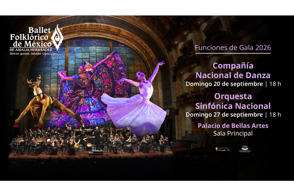 Ballet Folklórico de México de Amalia Hernández con la Orquesta Sinfónica Nacional SEPTIEMBRE