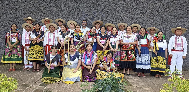 Semillero Banda Sinfónica Comunitaria Keri Tinganio, de Tingambato