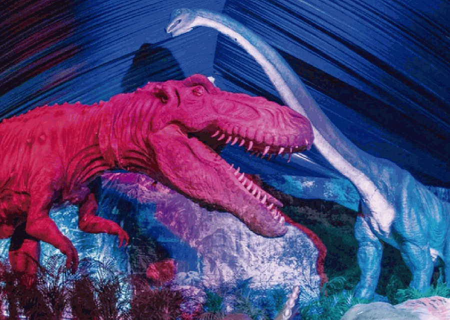 Dinosaurios animatronics recargado