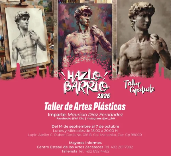 Convocatoria Taller de artes plásticas
