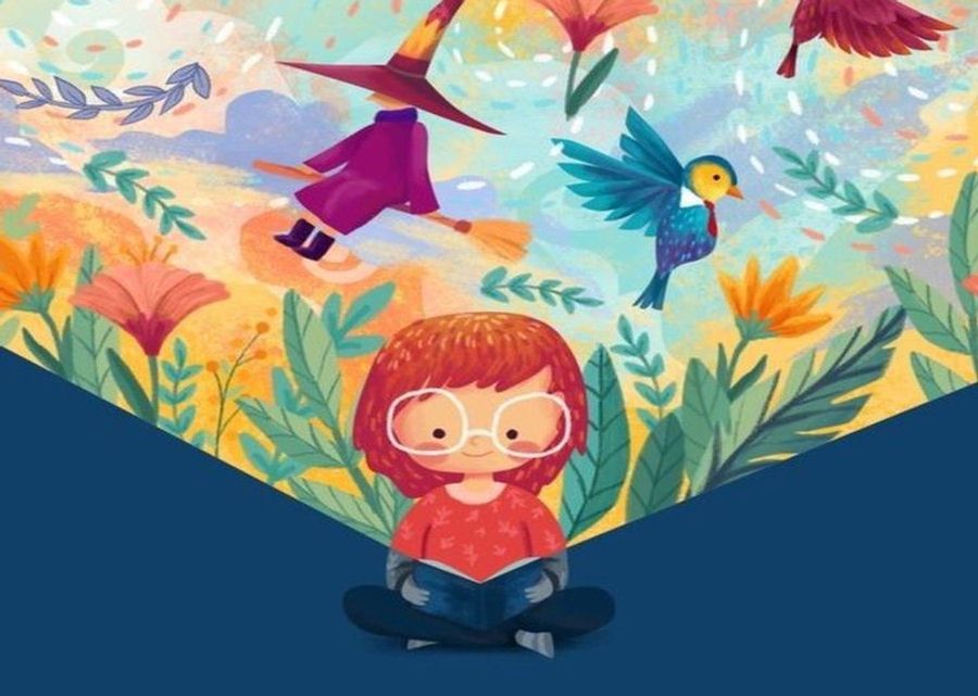 Círculo de lectura infantil