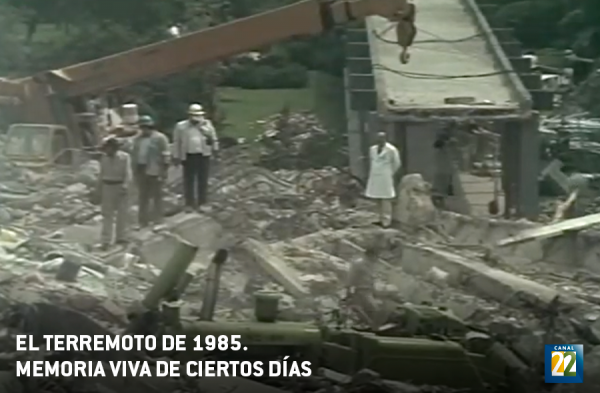 Convocatoria El terremoto de 1985