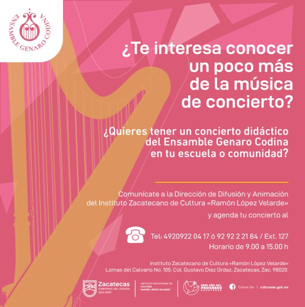 Convocatoria Conciertos Didácticos