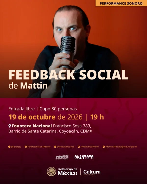 Convocatoria Feedback Social de Mattin