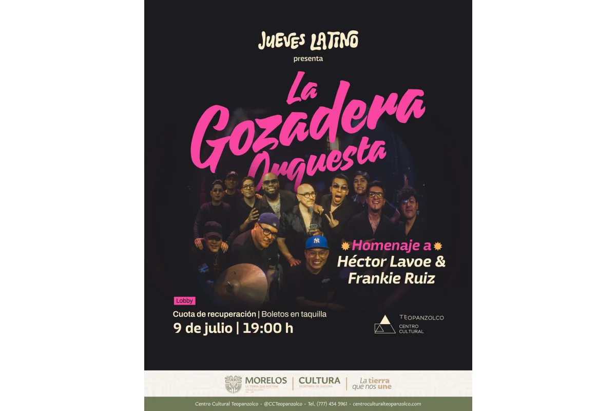 Jueves latino: La Gozadera Orquesta, homenaje a Héctor Lavoe y Frankie Ruiz