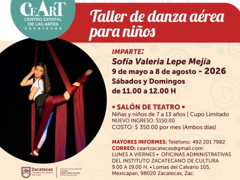 Danza aérea para niños