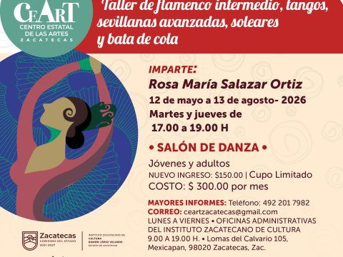 Flamenco intermedio, tangos y sevillanas avanzadas, soleares y bata de cola