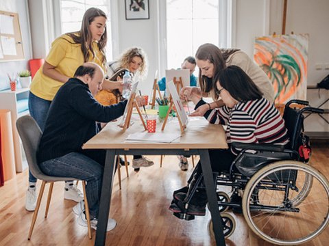Arte-terapia para personas con discapacidad