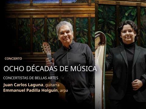 Juan Carlos Laguna, guitarra Emmanuel Padilla Holguín, arpa