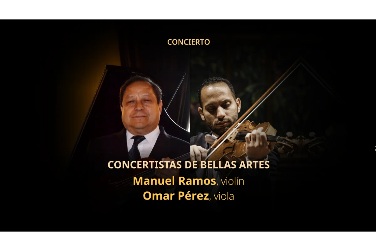 Manuel Ramos, violín y Omar Pérez, viola