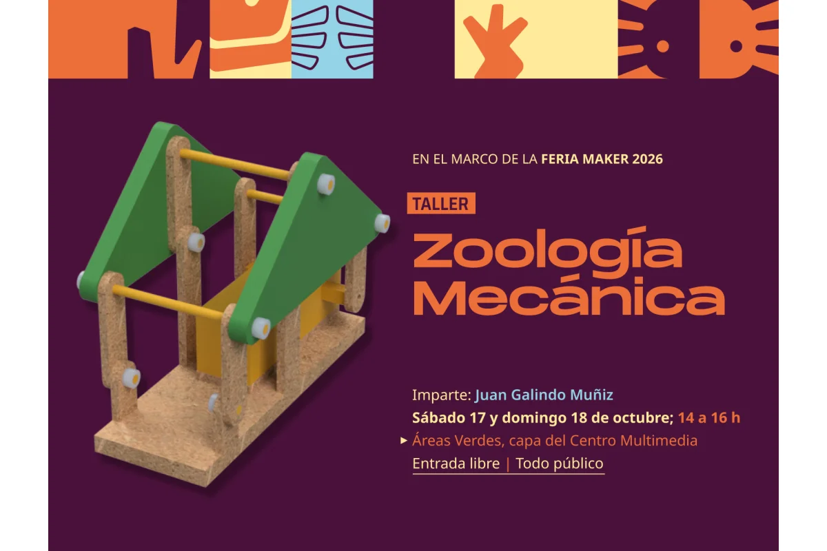 Taller infantil > Zoología Mecánica. Construye una criatura que camina y descubre por qué lo hace.