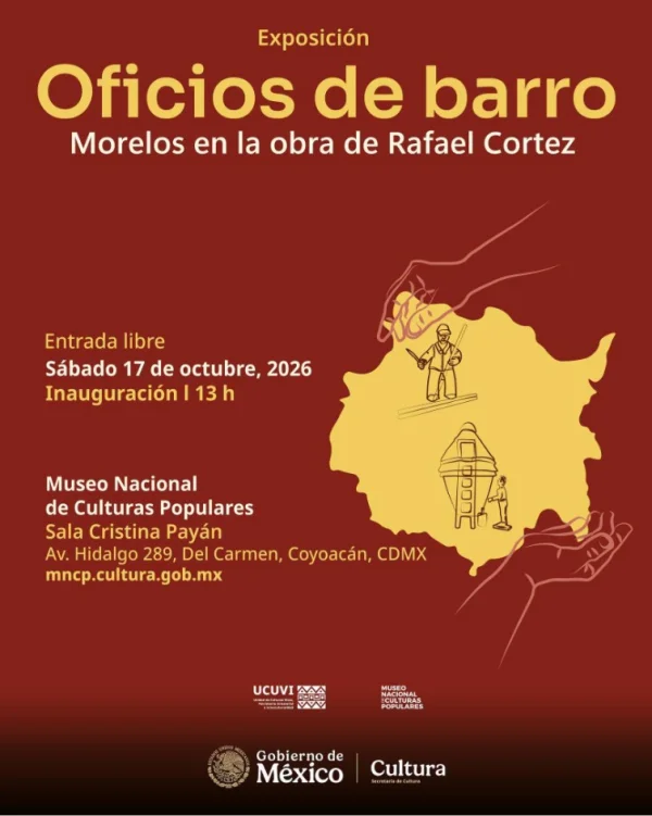 Convocatoria Oficios de barro Morelos en la obra de Rafael Cortez