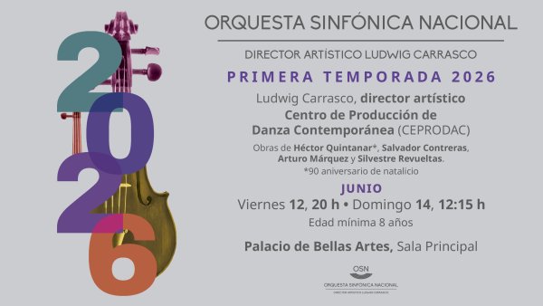 Convocatoria Orquesta Sinfónica Nacional con CEPRODAC