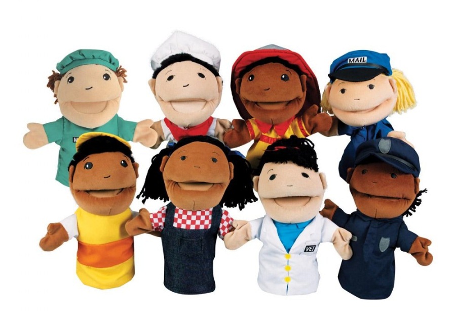 Puppets para la creación colectiva del Escuadrón FIV