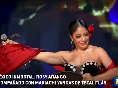 México Inmortal. Rosy Arango Acompañada con Mariachi Vargas de Tecalitlán