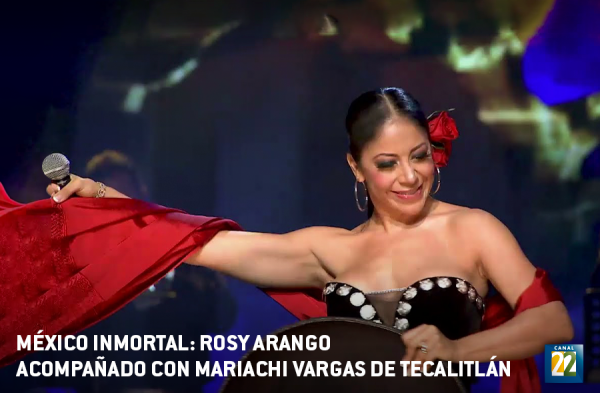 Convocatoria México Inmortal. Rosy Arango Acompañada con Mariachi Vargas de Tecalitlán