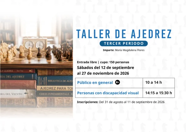 Convocatoria Taller de ajedrez