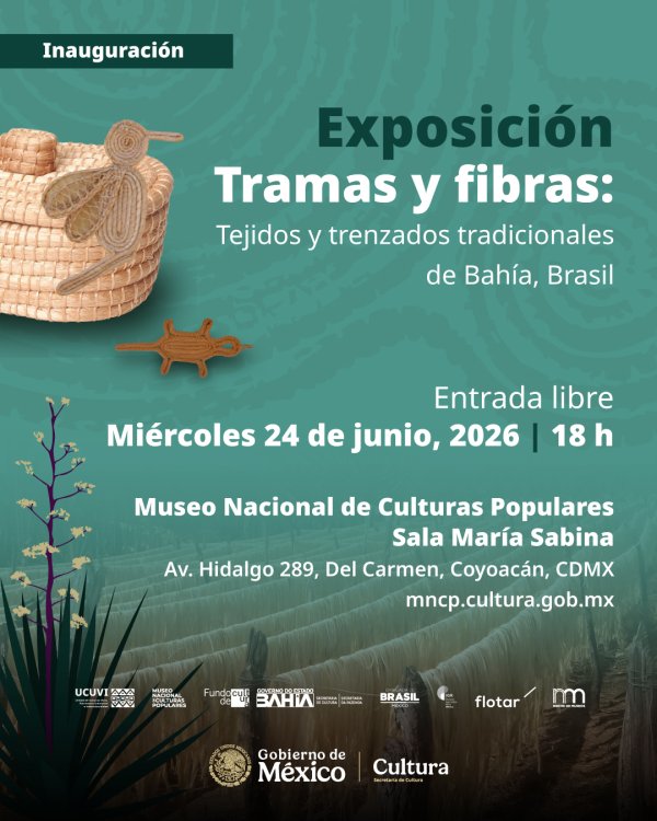 Convocatoria Tramas y fibras Tejidos y trenzados tradicionales de Bahía Brasil