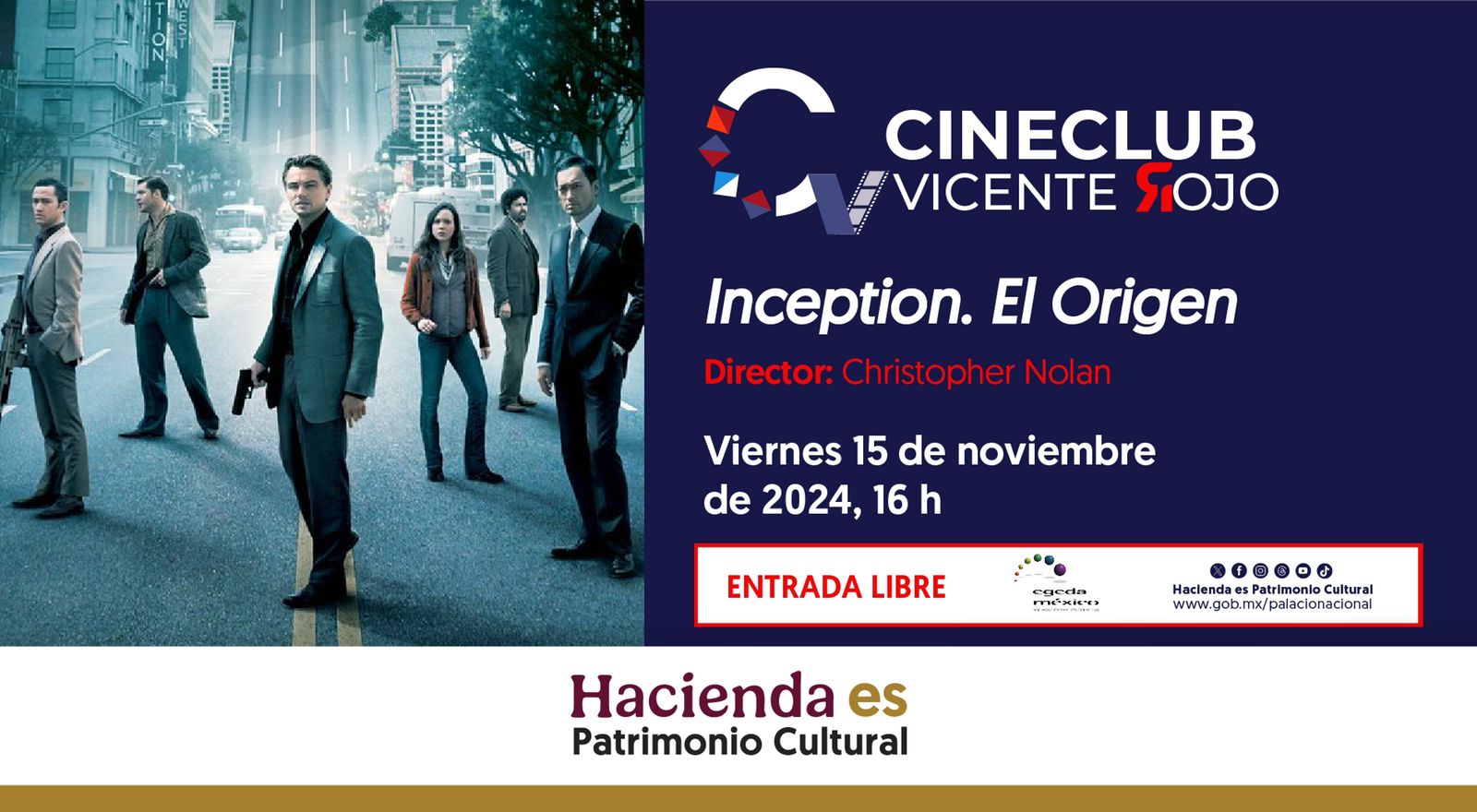 Cineclub Vicente Rojo | INCEPTION. EL ORIGEN