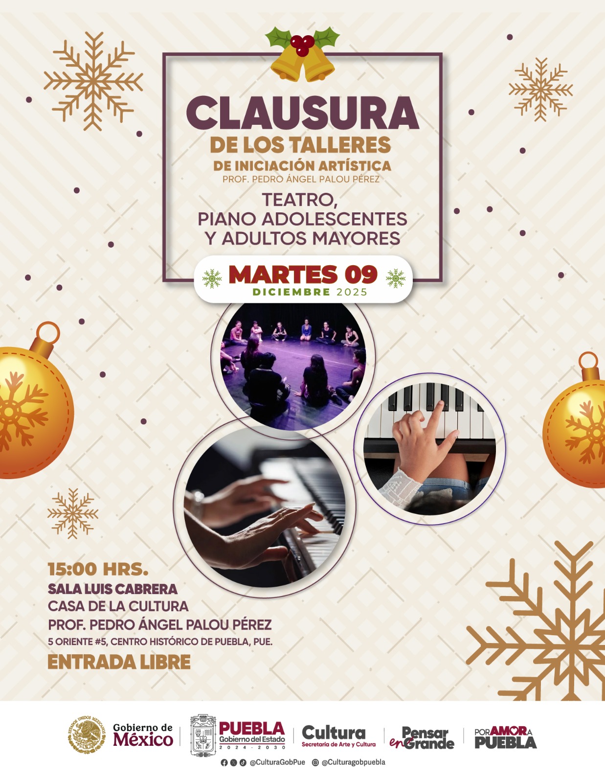 Clausura de los talleres de iniciación artística