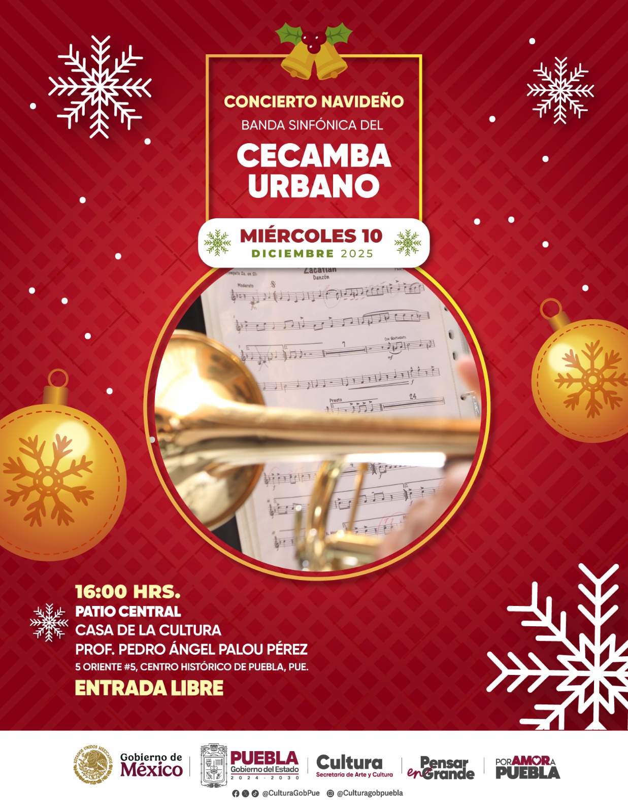 Concierto navideño CECAMBA urbano