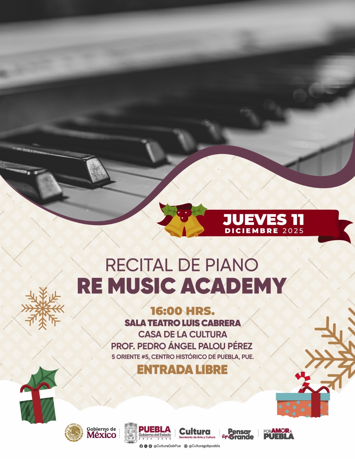 Recital de piano RE music academy