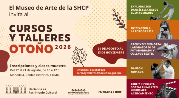 Convocatoria Inscripciones y clases muestra | Cursos y talleres de otoño