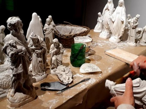 Esculturas en yeso: técnicas y procesos