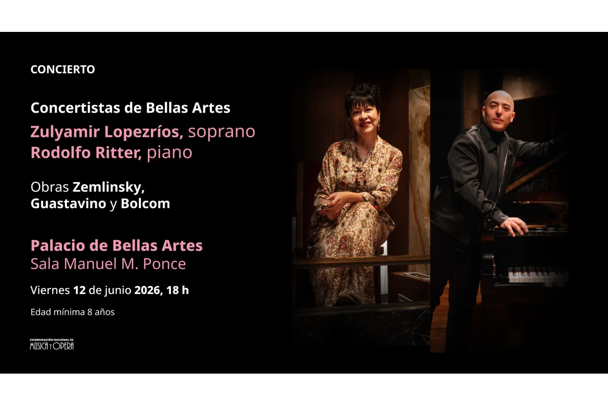 Zulyamir Lopezríos, soprano y Rodolfo Ritter, piano